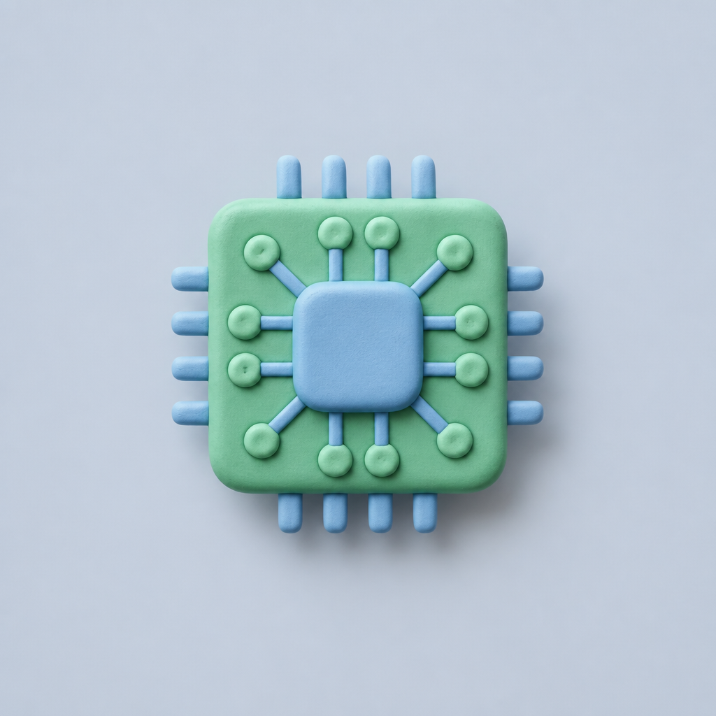 Clay microchip icon